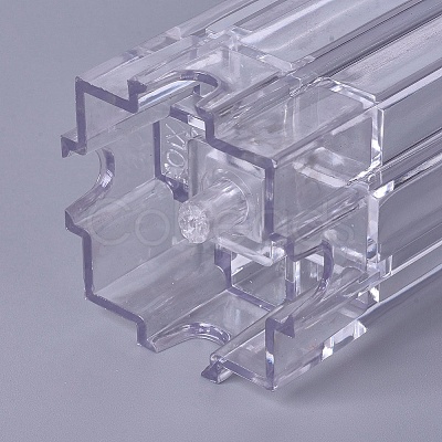 Transparent Plastic Candle Molds AJEW-WH0109-06-1