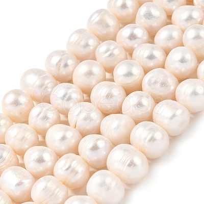 Natural Cultured Freshwater Pearl Beads Strands PEAR-I007-07U-02-1