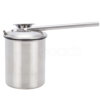 Stainless Steel Blowing Glaze Pot AJEW-WH0120-68C-1