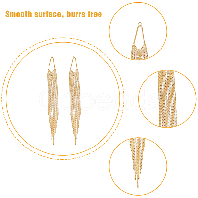 6Pcs Brass Big Pendant KK-HY0001-53-1