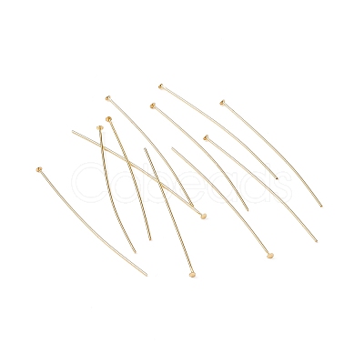Brass Flat Head Pins LS-X-KK-WH0058-03D-G01-1