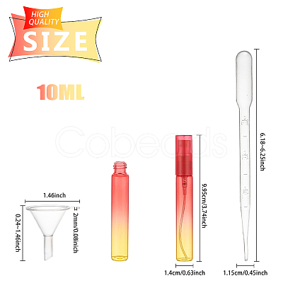 8ml Rainbow Glass Spray Bottles MRMJ-BC0002-35-1