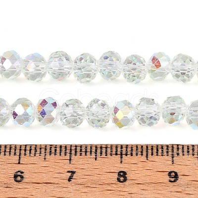Transparent Glass Beads Strands LS-EGLA-N016-6mm-06-1