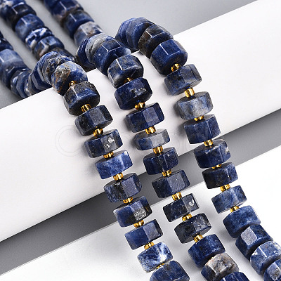 Natural Sodalite Beads Strands G-T140-26-1