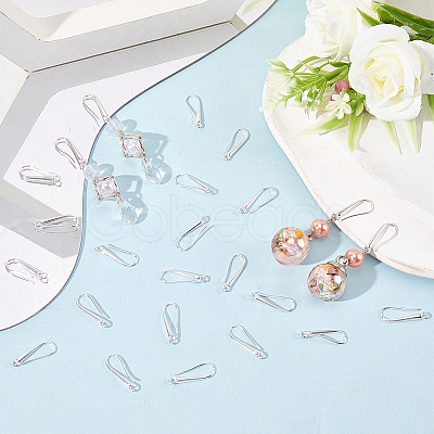 32Pcs Brass Earring Hooks KK-SC0006-57S-1