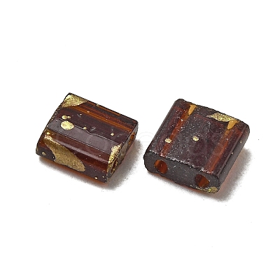 2-Hole Transparent Glass Seed Beads SEED-S023-30C-30-1
