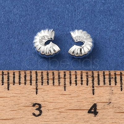 Brass Crimp Beads Covers FIND-Z039-13B-S-1