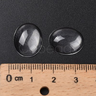 Natural Quartz Crystal Cabochons G-G290-06B-1