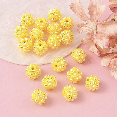 AB-Color Resin Rhinestone Beads RESI-S315-10x12-12-1