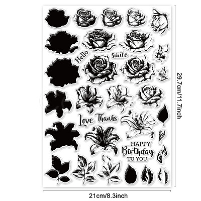 Custom PVC Plastic Stamps DIY-WH0296-0022-1