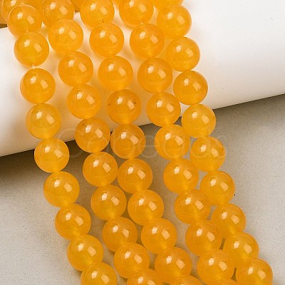 Dyed Natural White Jade Beads Strands GG-CBAD029-A11-10mm-1
