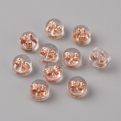 Brass Ear Nuts FIND-WH0061-72RG-1