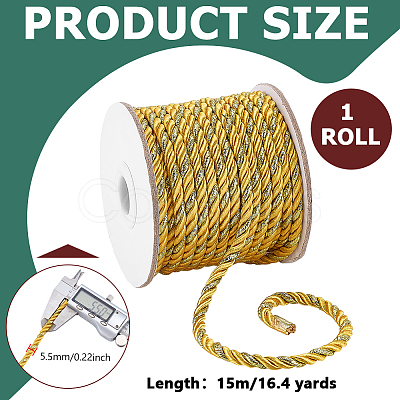 15M 3-Ply Polyester Twisted Cord OCOR-WH0816-029A-1