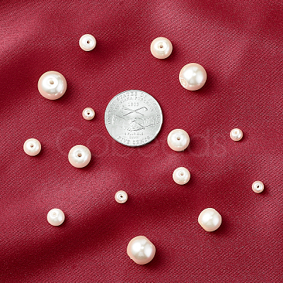 Glass Pearl Beads Strands Sets HY-TA0001-B-02-1