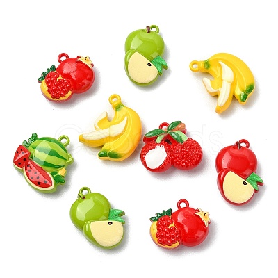 18Pcs 6 Styles Zinc Alloy Pendants FIND-CJ0005-22-1
