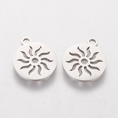 Non-Tarnish 304 Stainless Steel Charms STAS-Q201-T053-1