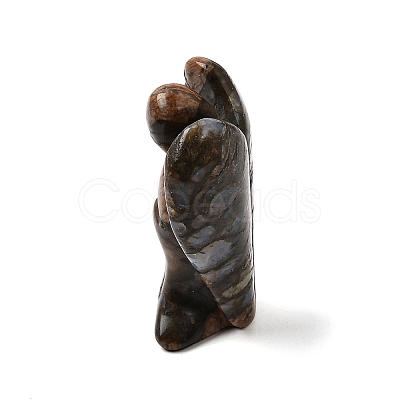 Natural Glaucophane Angel Figurine DJEW-N006-01A-11-1