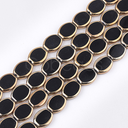 Electroplate Glass Beads Strands X-EGLA-S188-03A-1