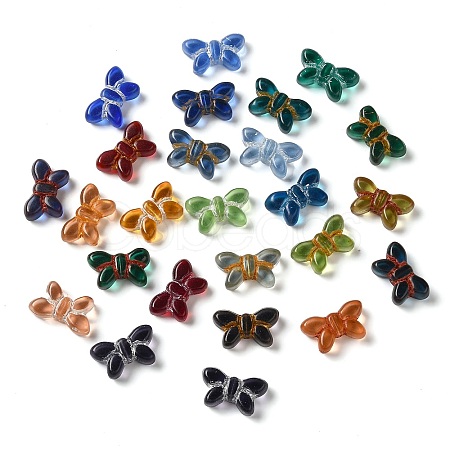 Transparent Lampwork Beads LAMP-P065-02A-1