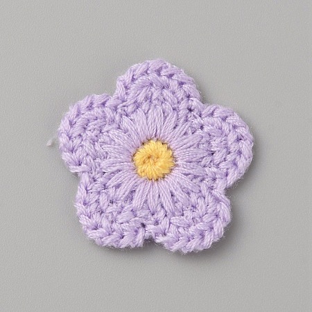 Two Tone Polyester Knitted Ornament Accessories DIY-WH0308-416B-1
