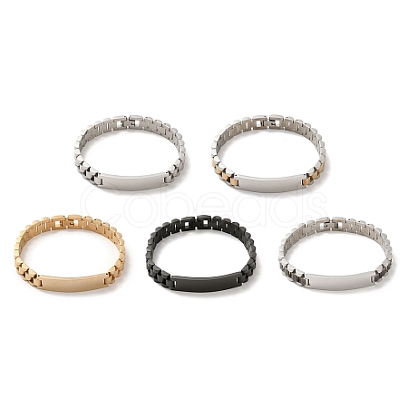 304 Stainless Steel Bracelets BJEW-I129-I-1