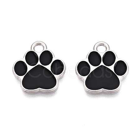 Alloy Enamel Pendants ENAM-T020-41C-RS-1