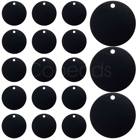 25Pcs Aluminum Pendants FIND-SP0002-55B-B-1