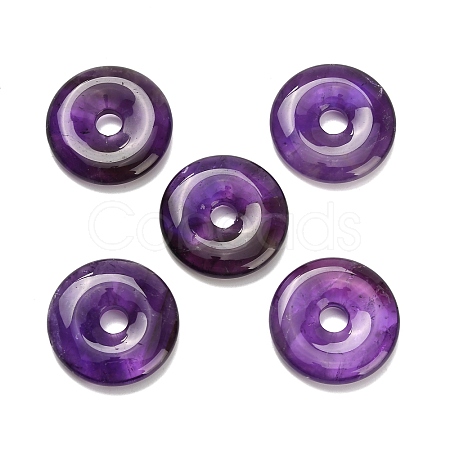 Natural Amethyst Pendants G-Z110-L01-30x6mm-1