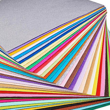 Square Non Woven Fabric Embroidery Needle Felt for DIY Crafts DIY-BC0003-02-1