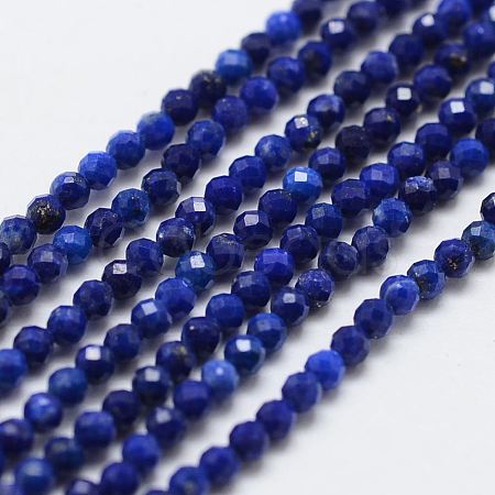 Natural Lapis Lazuli Bead Strands X-G-G663-48-4mm-1
