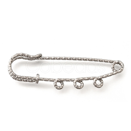 304 Stainless Steel Safety Pins Brooch Findings STAS-K252-11B-P-1