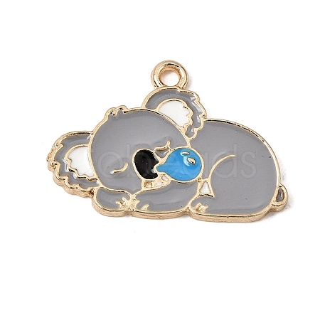 Alloy Enamel Pendants AL-CBA2C8B-01B-G-1