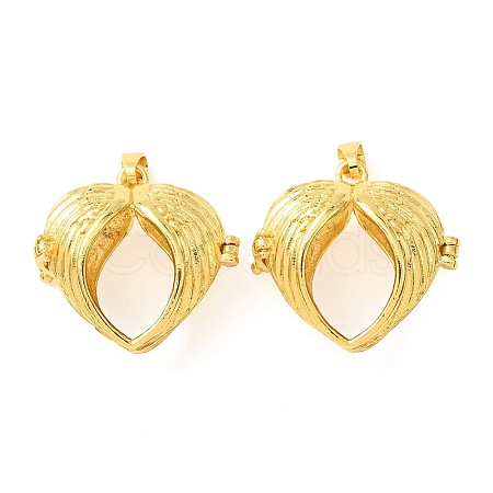 Brass Cage Pendants KK-CBA8ACD-02G-A-1