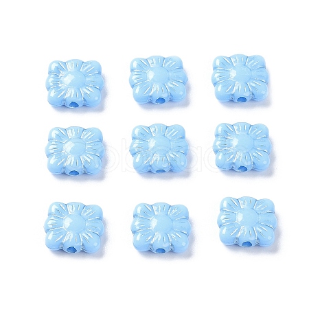Opaque Acrylic Beads OACR-G016-26J-1