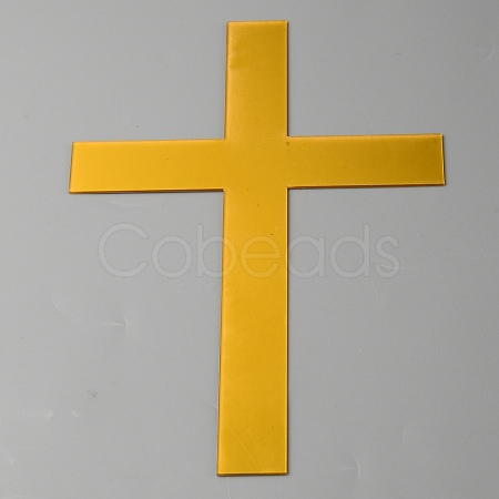 Acrylic Mirror Cake Toppers FIND-WH0152-206B-1