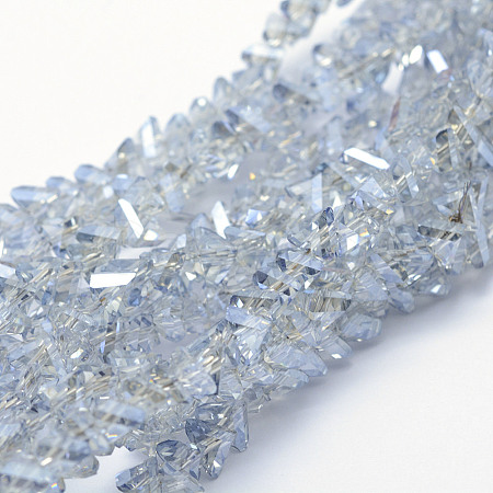 Electroplate Glass Beads Strands EGLA-J143-A-PL01-1