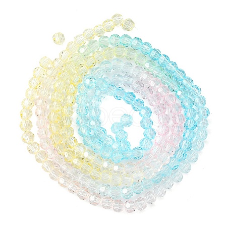 Transparent Glass Beads Strands GLAA-YW0001-59A-1
