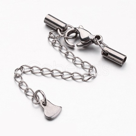 Tarnish Resistant 304 Stainless Steel Chain Extender FIND-JF00080-02-1