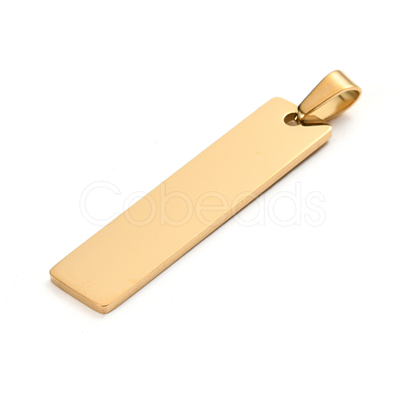 Ion Plating(IP) 304 Stainless Steel Pendants STAS-D142-01B-G-1