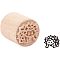 Wood Wax Seal Stamp, Animal Pattern, 35mm