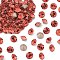 Preciosa&reg MAXIMA Crystal Round Stones, Czech Crystal, Dura Foiling, Round(431 11 615 Chaton), 90350 Padparadscha, SS10/PP21(2.7~2.9mm)