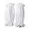 Satin Arm Sleeves for Women, White, 285x121x8mm