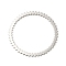 Gear Ring Rack Plating Brass Linking Rings, Long-Lasting Plated, Platinum, 30x0.5mm, Inner Diameter: 25.5mm