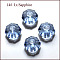 K9 Glass, Imitation Austrian Crystal Beads, Grade AAA, Faceted, Octagon, Cornflower Blue, 6x4mm, Hole: 0.7~0.9mm