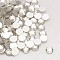 Glass Flat Back Rhinestone, Grade A, Back Plated, Faceted, Half Round, Crystal, 3.8~4mm, about 1440pcs/bag