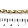 Electroplated Strong Magnetic Synthetic Hematite Beads Strands G-P518-02D-4