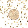 Brass Tiny Bead Cones X-KK-O043-04G-2