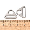 304 Stainless Steel Adjuster Triangle with Bar Swivel Clips SA-CBA8B85-06B-P-3
