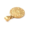 PVD Vacuum Plating 304 Stainless Steel Pendants STAS-F277-30G-3