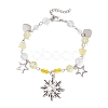 Glass Beaded Bracelets BJEW-JB11610-02-2